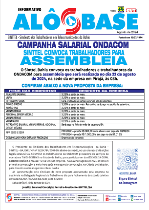 CAMPANHA SALARIAL ONDACOM  - ASSEMBLEIA